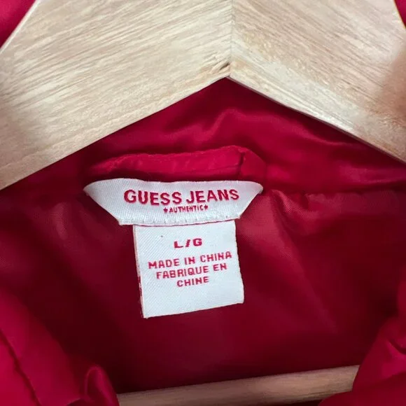 Y2K Vintage Guess Quilted Puffy Vest - Picture 5 of 7